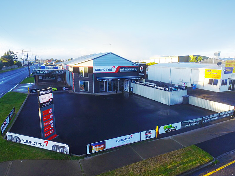 MT Wheels Commercial Street West Aerial View
